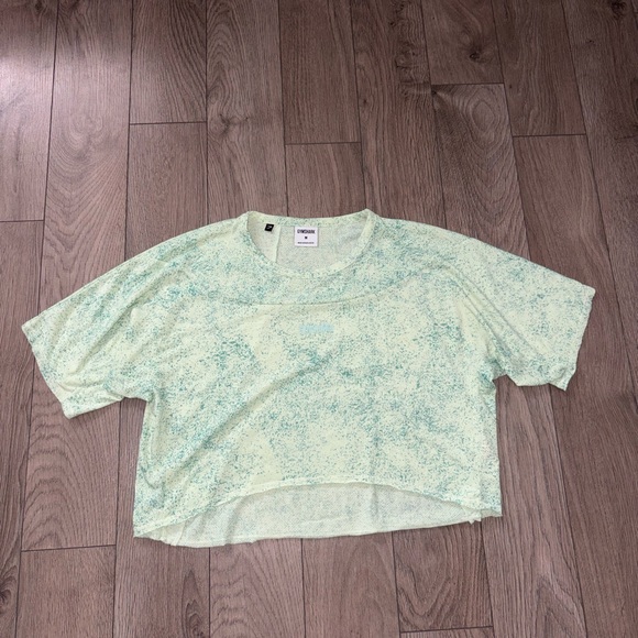 Gymshark Tops - Gymshark Mint Speckled Cropped Tee